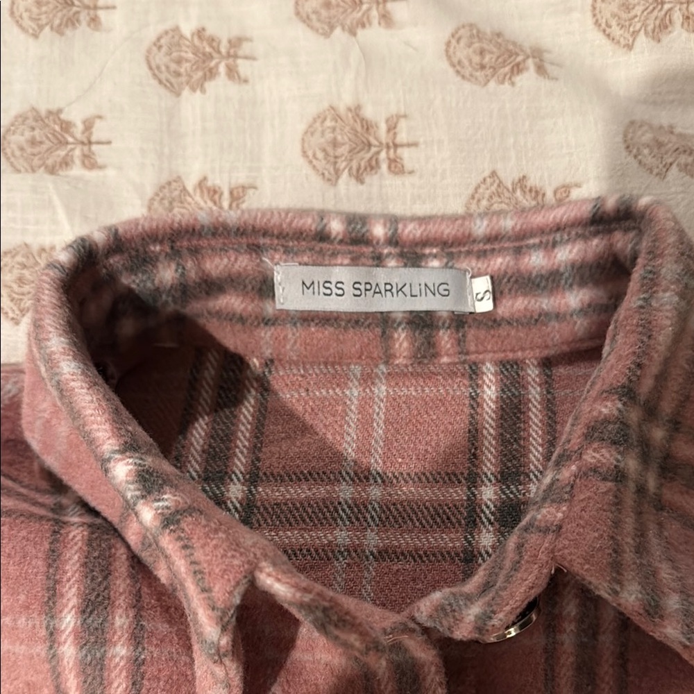 Pink Utility Jacket Versatile Style - Picture 2 of 2